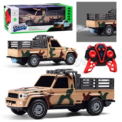 Машина "Пикап-камуфляж" р/у, с дымом, 27 MHz, в коробке