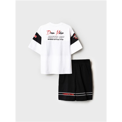 Комплект трикотажный для мальчиков: фуфайка (футболка), шорты