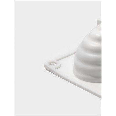 Форма для муссовых десертов и выпечки KONFINETTA «Джелли», силикон, 30×17.5×4 см, 8 ячеек (7.4×5.3×4 см), белая