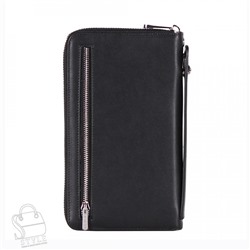 Клатч мужской кожаный 20930 black Pratero