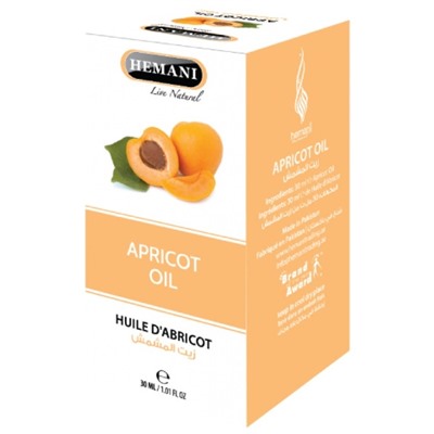 Hemani Appricot Oil / Абрикосовое Масло 30 мл