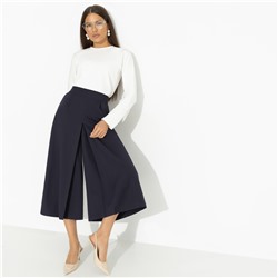 Юбка-шорты с карманами, Модная интуиция (синий)