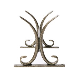 Декроттуар для очистки обуви, 32.5×15 см, бронза