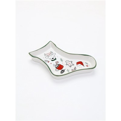 Блюдо новогоднее «Новый год!», 20×15.5×3 см, ручная работа