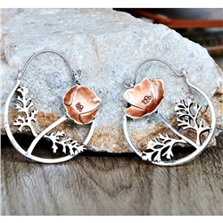 Серьги с замком кольцо арт. 13 4443 (id 285751)