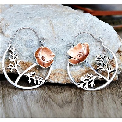 Серьги с замком кольцо арт. 13 4443 (id 285751)
