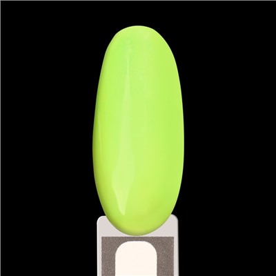 Гель лак для ногтей, люминесцентный, трехфазный, 8 мл, LED/UV, зелёный (24)