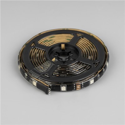Комплект светодиодной ленты Luazon Lighting 3 м, IP65, SMD5050, 30 LED/м, USB, пульт ДУ, RGB