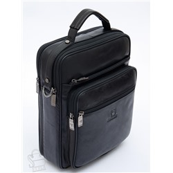 Сумка мужская кожаная 7905-4 black Fuzhinino