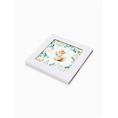 Подставка под горячее керамическая «Белочка», 19.5 см