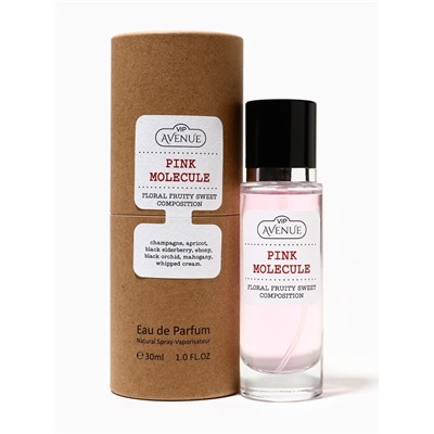Парфюмерная вода женская VIPAVENUE Pink Molecule, 30 мл
