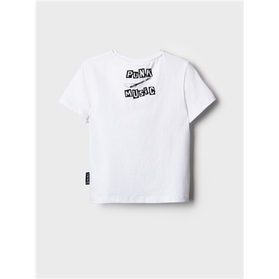 Фуфайка трикотажная для девочек (футболка)