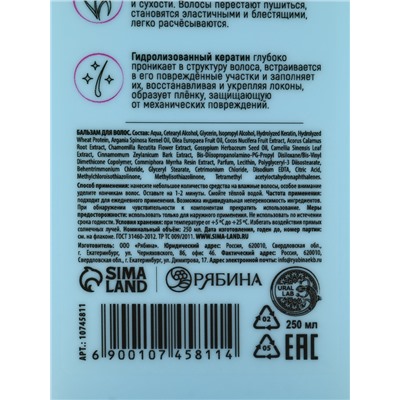 Подарочный набор «Восстановление»: шампунь 250 мл, бальзам 250 мл, URAL LAB