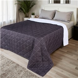 Покрывало евро макси LoveLife Cage: graphite (вид 2), 240×210±5 см, микрофайбер