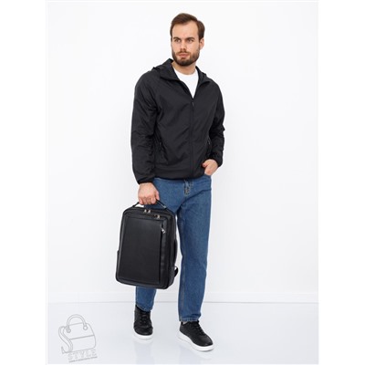 Рюкзак мужской кожаный 131419-149H black Heanbag