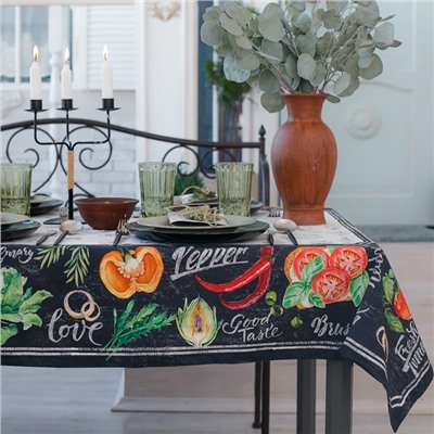Скатерть «Этель» Delicious Fresh, 149×180 см, 100% хлопок, саржа 190 г/м²