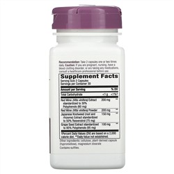 Nature's Way, Resveratrol, 60 Vegan Capsules