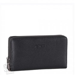 Клатч мужской кожаный 990H black Heanbag