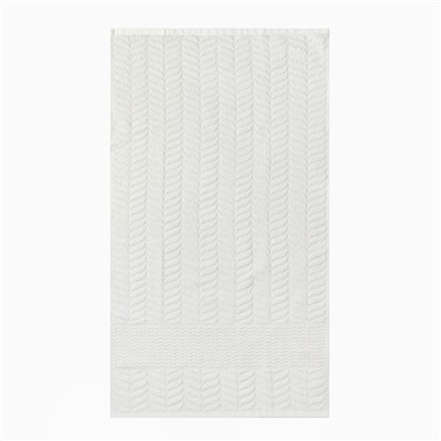 Полотенце махровое «Этель. Узор», 50×90 см, молочное