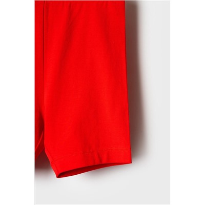 Комплект трикотажный для девочек: брюки (легинсы укороченные), фуфайка (футболка) PLAYTODAY, 1242815