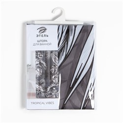 Штора для ванной «Этель» Tropical vibes, 145×180 см, полиэстер