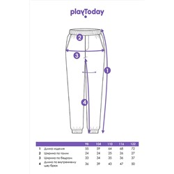 Брюки PLAYTODAY, 1074920
