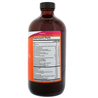 Now Foods, Пищевая добавка Liquid Multi, со вкусом диких ягод, 16 жидких унций (473 мл)