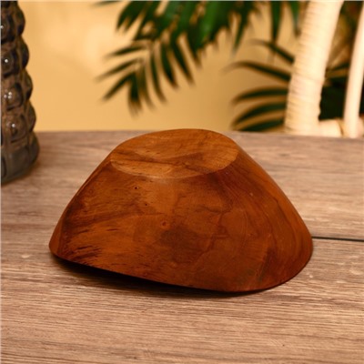 УЦЕНКА Тарелка 20×18×8 см, тиковое дерево