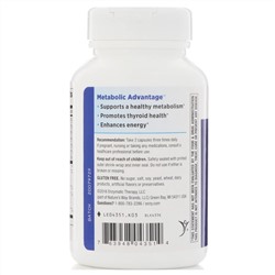 Enzymatic Therapy, Metabolic Advantage, метаболизм, 100 капсул
