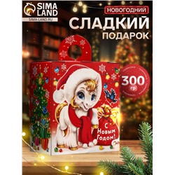 Сладкий новогодний подарок «Снежок», детский, 300 г