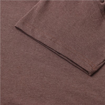 Футболка мужская Collorista, размер 42-44, серо-коричневая