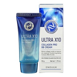 Enough BB-крем с морским коллагеном / Ultra X10 Collagen BB Cream SPF 47 PA+++, 50 г 24233