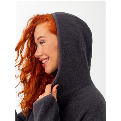 Толстовка флисовая "РОУЗ" (Темно-серый)