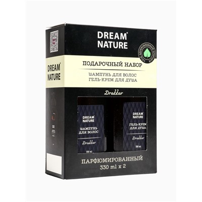 УЦЕНКА Подарочный набор женский DREAM NATURE Drakkar: шампунь и гель-крем для душа по 330 мл