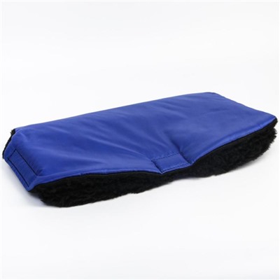 Муфта на ручку коляски, синяя