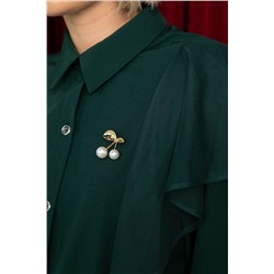 Блуза Сюита (зеленая) Б14679-24М