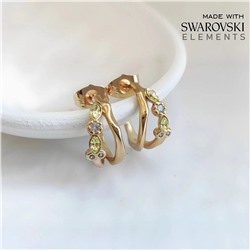 Серьги с кристаллами Swarovski