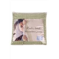 Плед Амели, велсофт Carre, 100% полиэстер, Олива