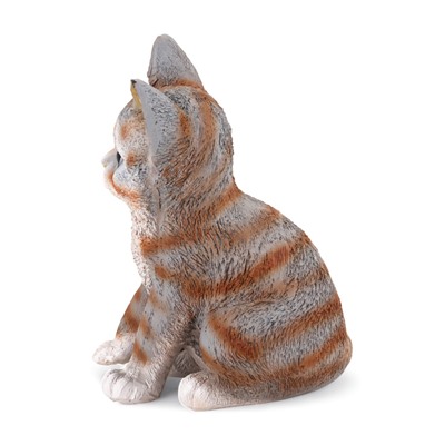 Садовая фигура из полистоуна «Полосатый Котёнок», 20×14×12 см