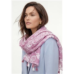 600998 Женский палантин, цвет лиловый