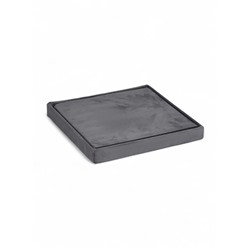 Пуф – короб складной «Клик Мебель», с ящиком, 380×380×380 мм, велюр, цвет серый