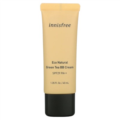 Innisfree, Eco Natural Green Tea BB Cream, SPF 29 PA++, 1.35 fl. oz. (40 ml)