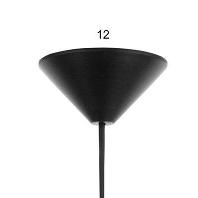 Светильник потолочный из ротанга «Эки», 1×120 Вт, Е27, 30×30×60 см