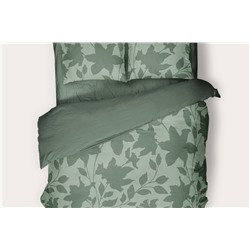 Комплект постельного белья SONNO URBAN FLOWERS Цветы, Тёмно-оливковый