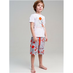 Комплект трикотажный для мальчиков: фуфайка (футболка), шорты