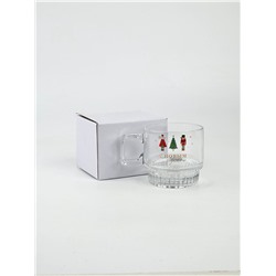 Кружка новогодняя стеклянная «С Новым годом!», 270 мл