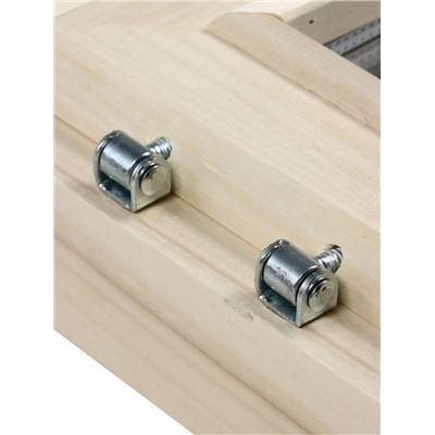 Деревянное окно для бани, 30×30 см, стеклопакет