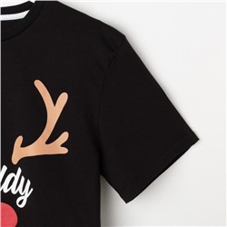 Футболка новогодняя мужская KAFTAN Xmas dad, размер 52