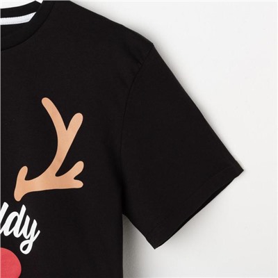 Футболка новогодняя мужская KAFTAN Xmas dad, размер 52