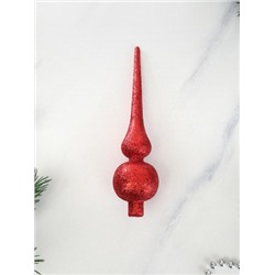 Верхушка на елку Пика 19 см красная / ZAF210152 /уп 200/600/